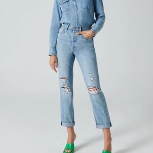 Denim Forum BF High Rise Loose Jeans 28L